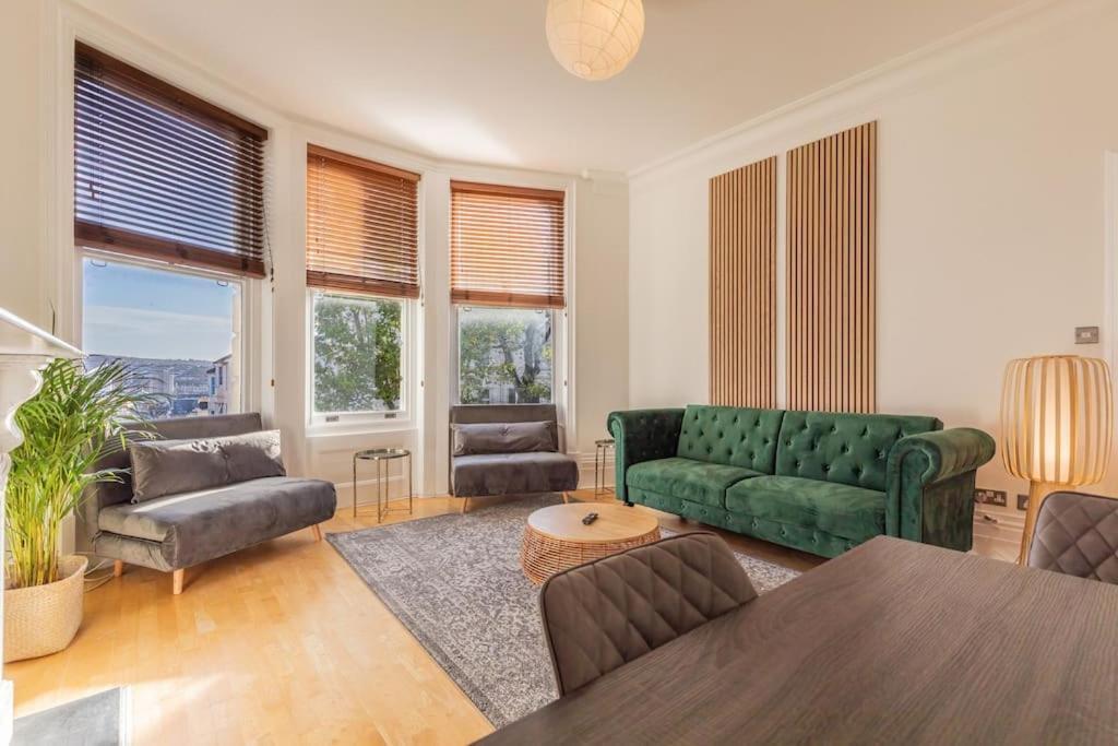 Victorian Flat Close To Station With Large Garden Apartment Brighton Bagian luar foto