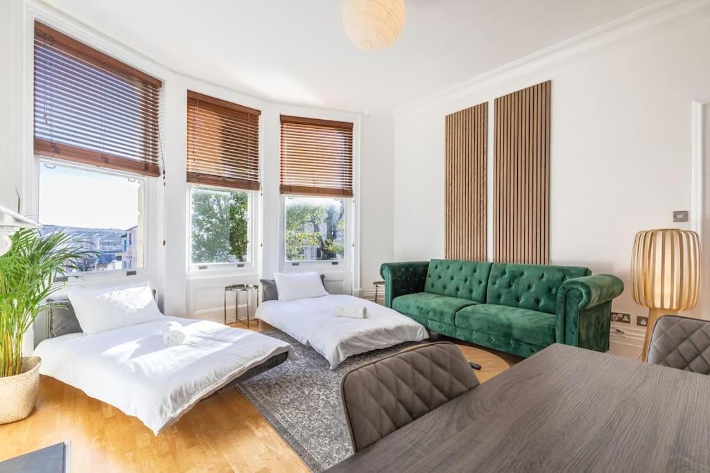 Victorian Flat Close To Station With Large Garden Apartment Brighton Bagian luar foto